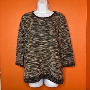 H&M Women’s Knit 3/4 Sleeve Scoop Neck Pullover Sweater